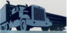 The logo of Charleston Container Co., a front-right view of a semi truck pulling some freight.